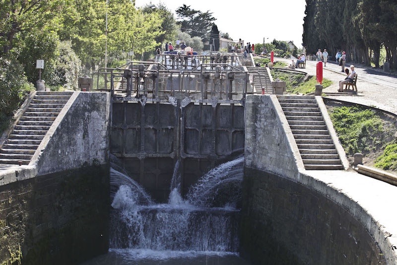  Lock on Site Canal du Midi 