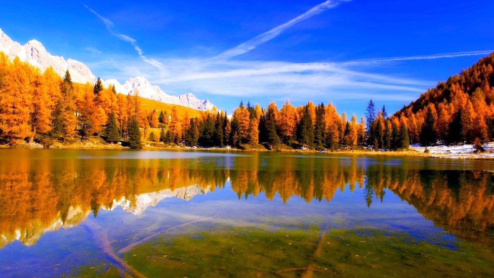  mountain lake in san pellegrino district 