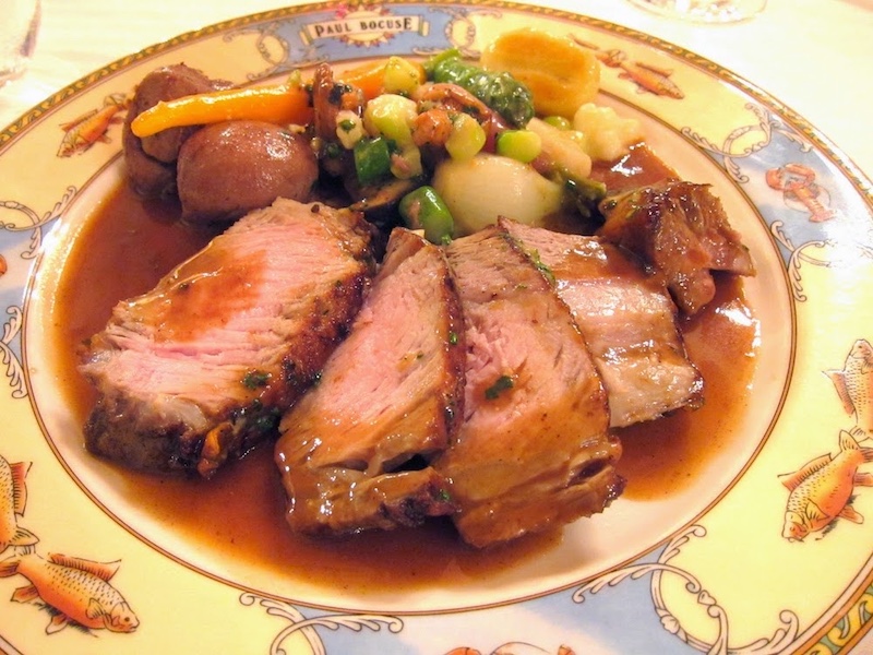 Veal Chop cooked in casserole, cooked à la bourgeoise