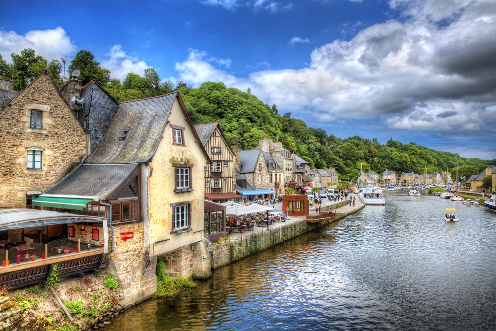  The Port of Dinan, Brittany 