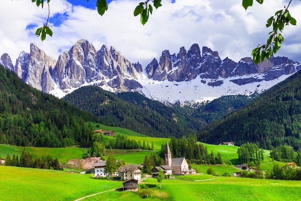 The Dolomites, one of Italy's great mountian ranges
