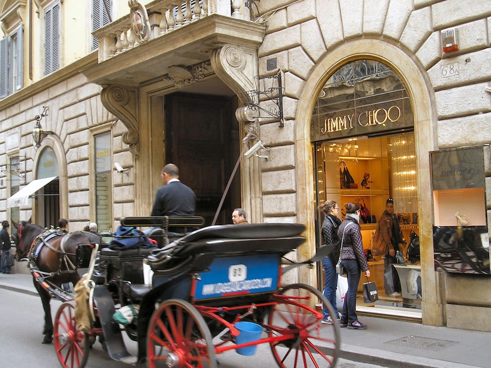 Shoppin on the Via Condotti