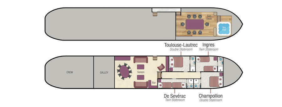  Rosa Deck Plan 